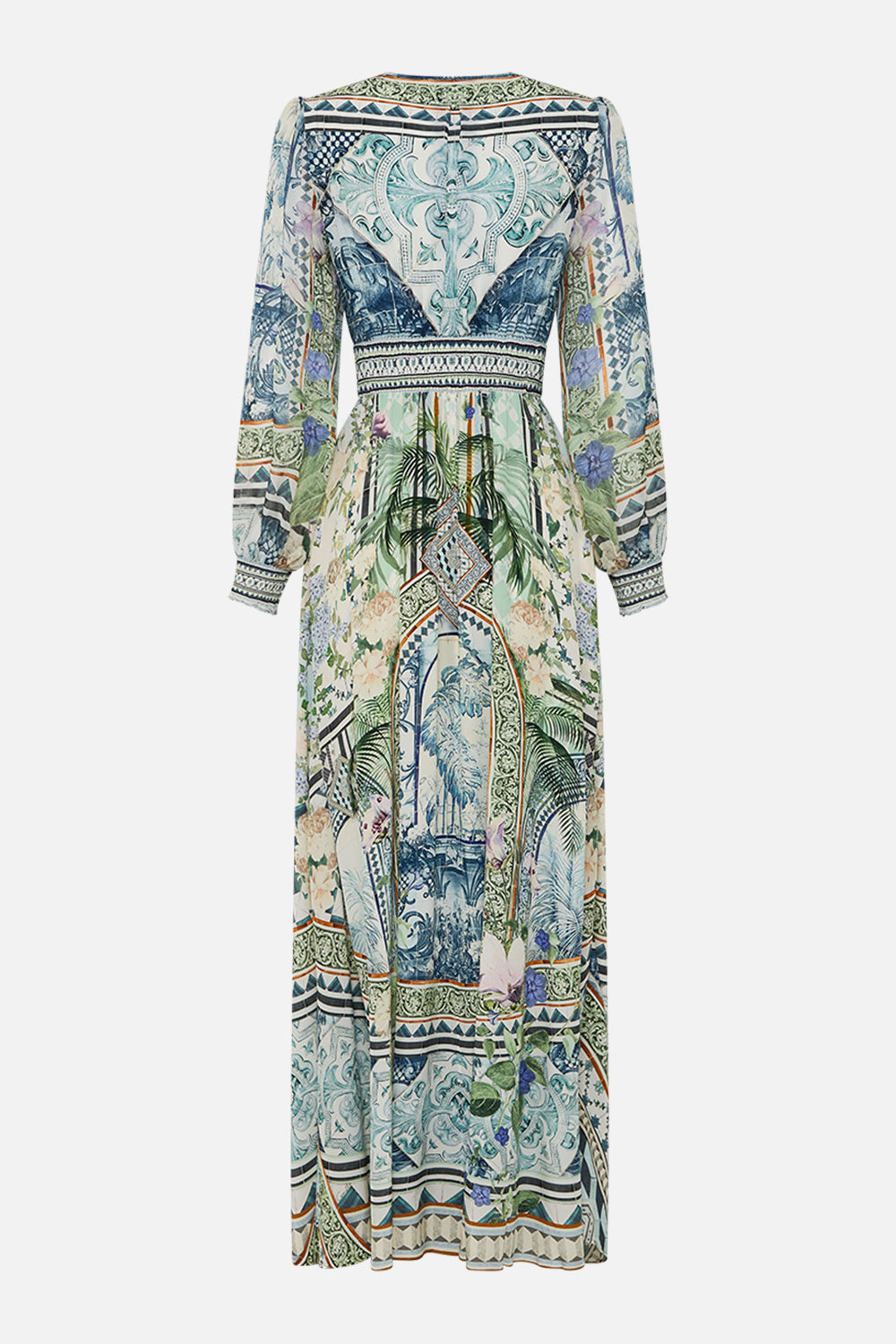 Camilla Button Dress With Shaped Waistband 33708