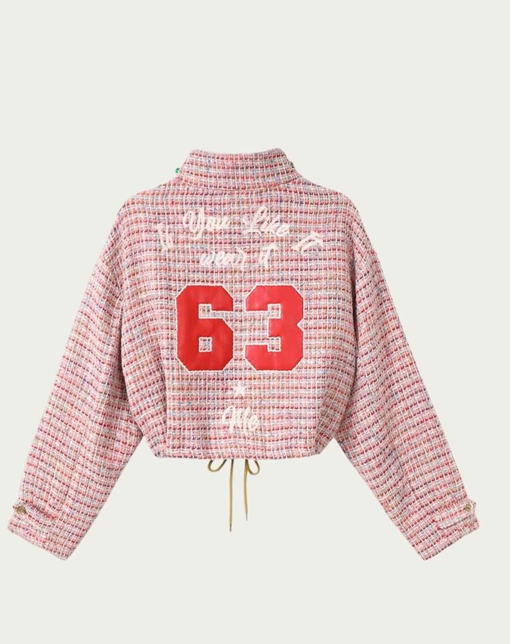 Me369 Ivy Cropped High Neck Zip 50361