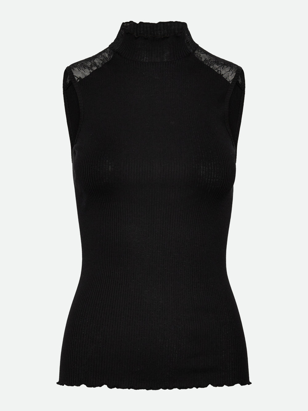 Rosemunde Beatha Half Lace T-neck Top 101972