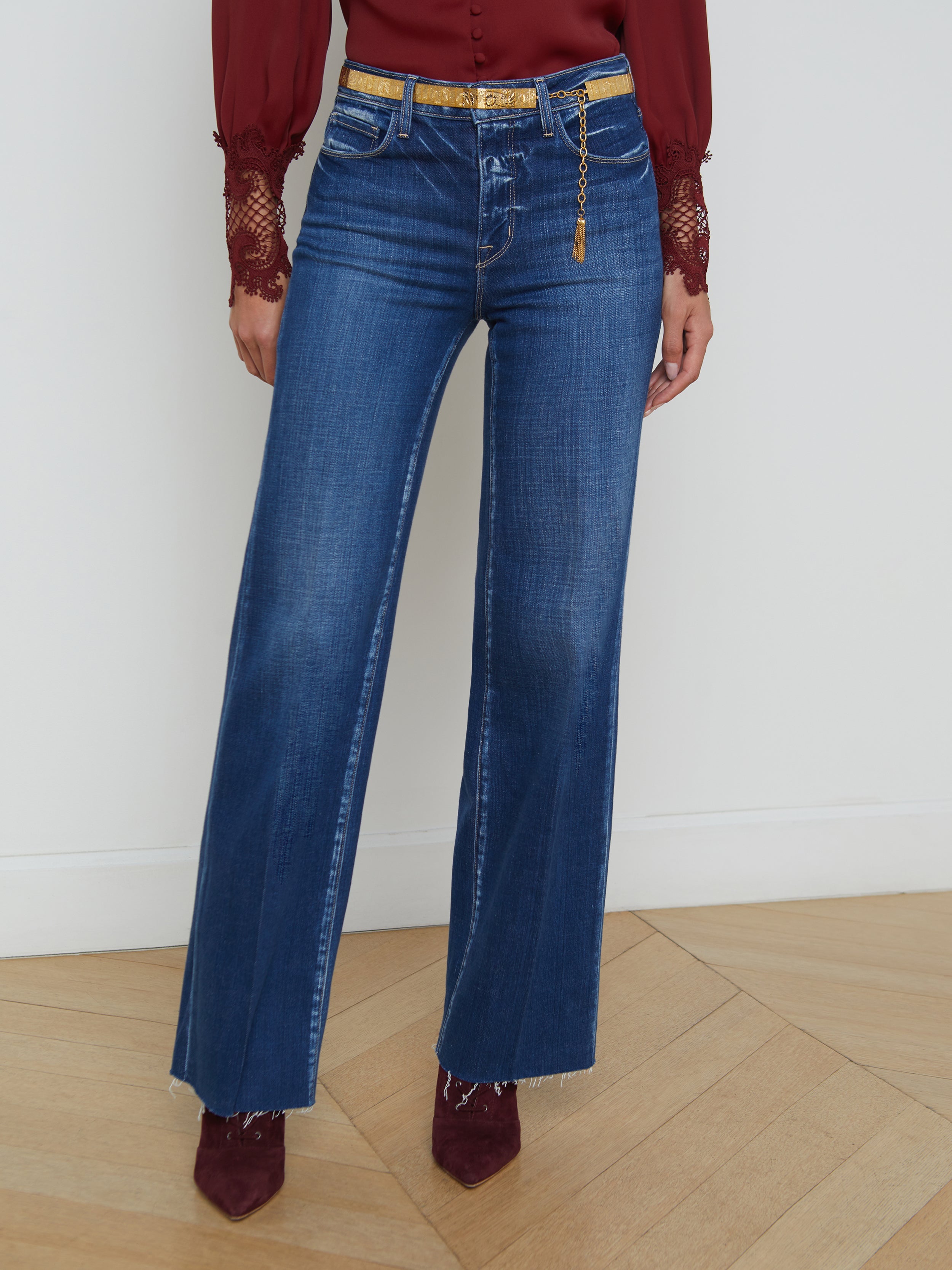 L'Agence Scottie Wide Leg 2850RDMR in Desto