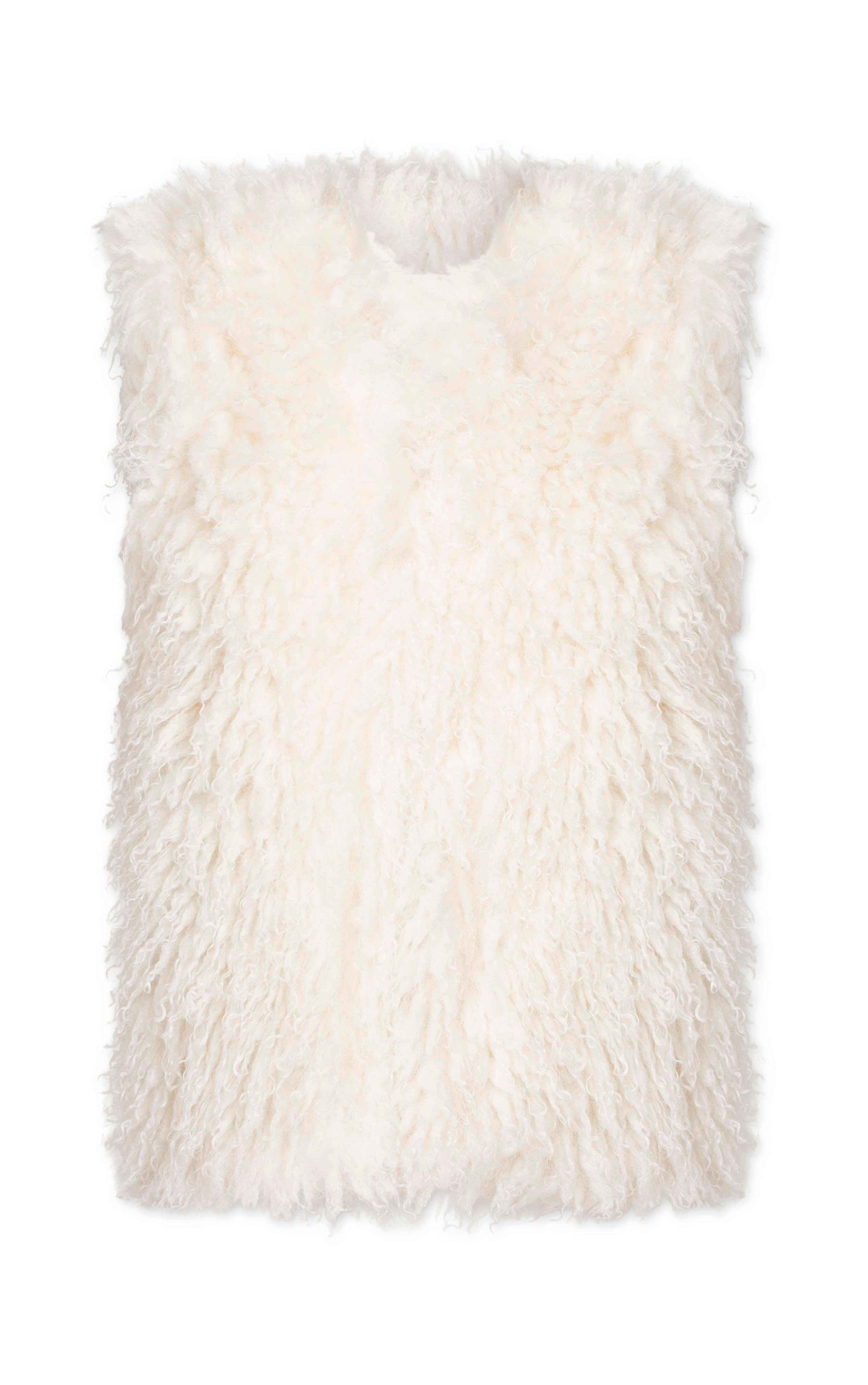 Charlotte Sparre Tibet Faux Shearling Gilet