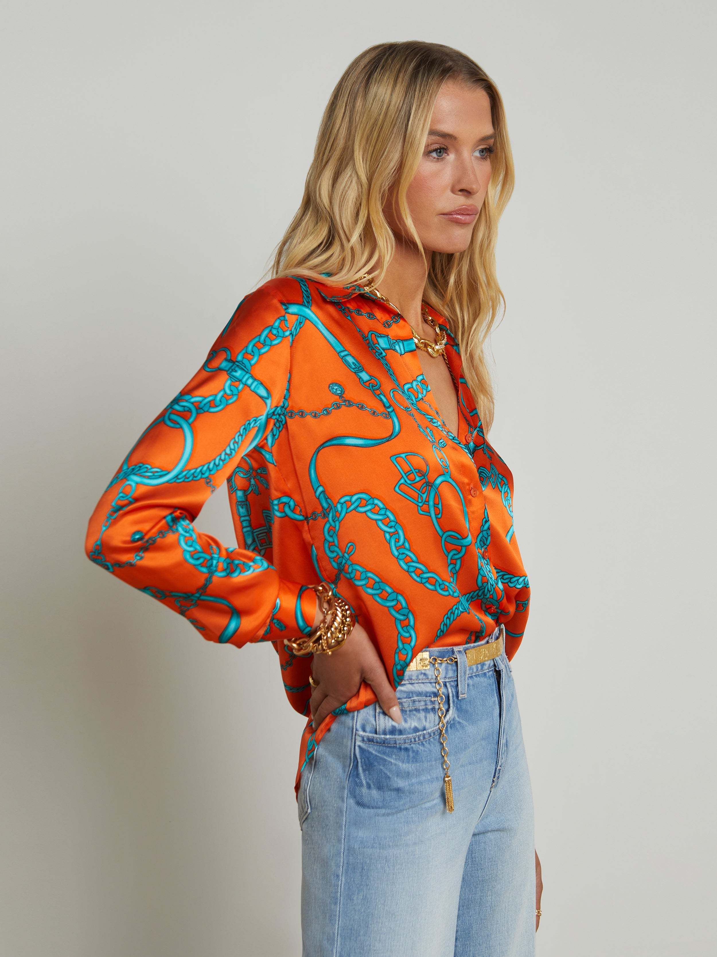 L'Agence Tyler Blouse 40223BCL