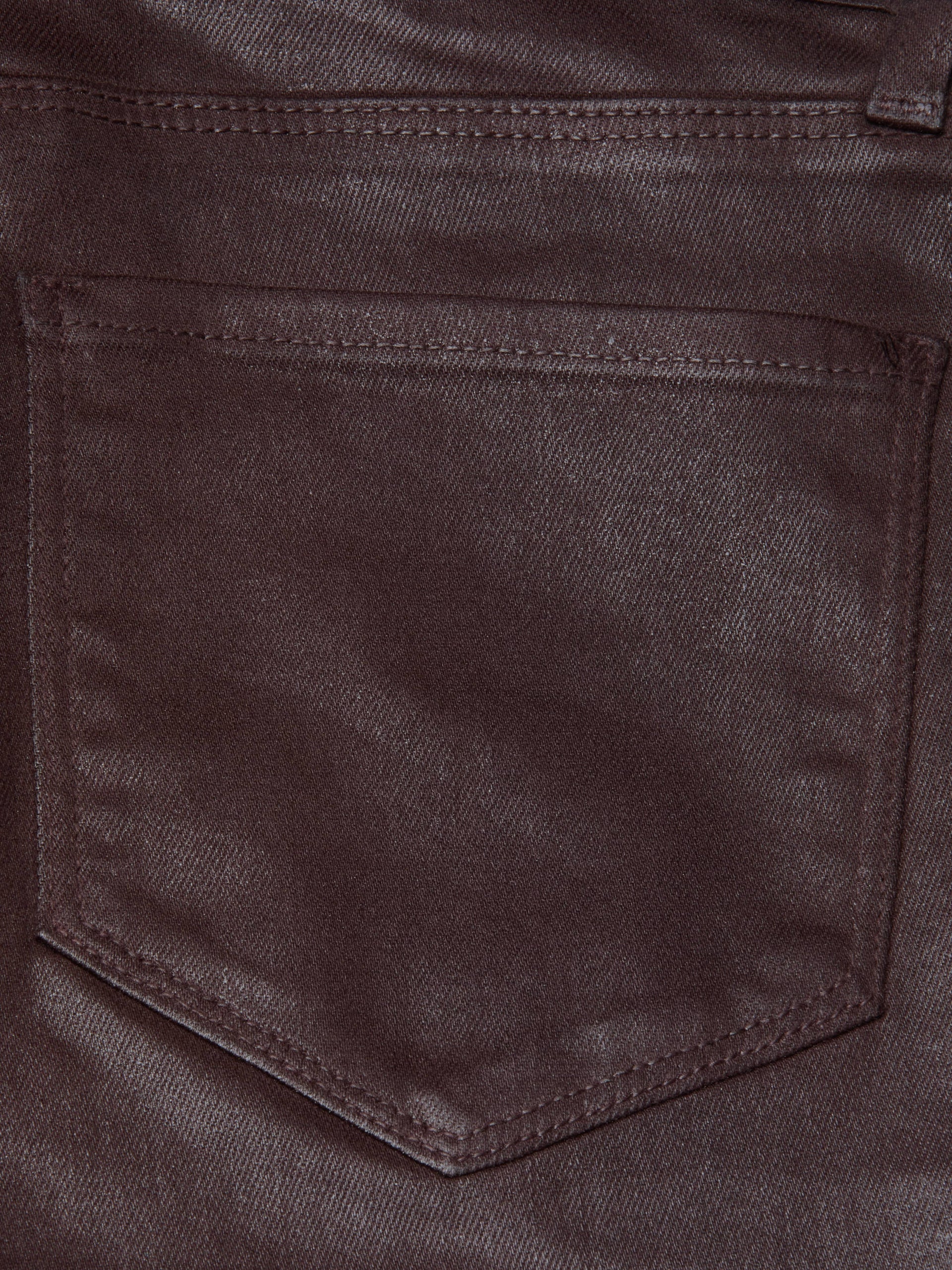 L'Agence Selma Coated Sleek Baby Boot Jeans 2700PDDC
