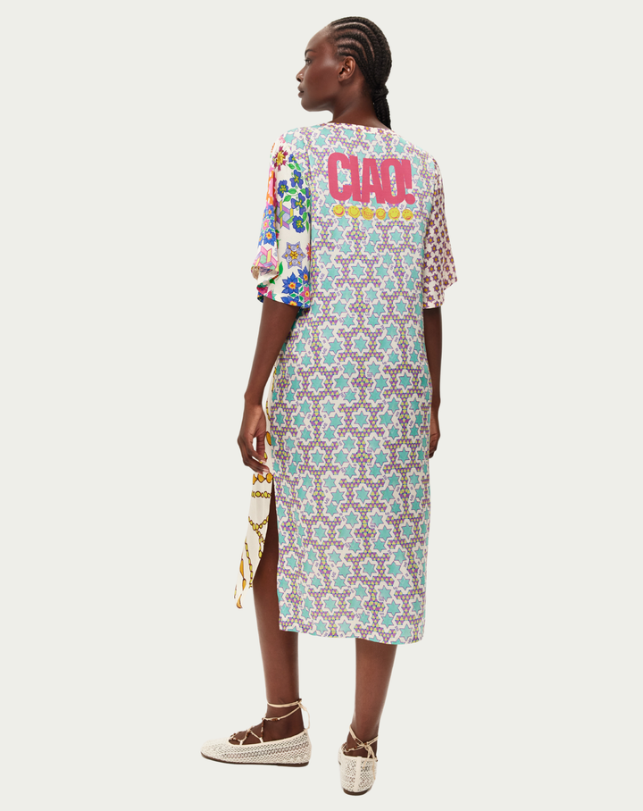 Me369 Stephanie Placket Maxi Dress 70897