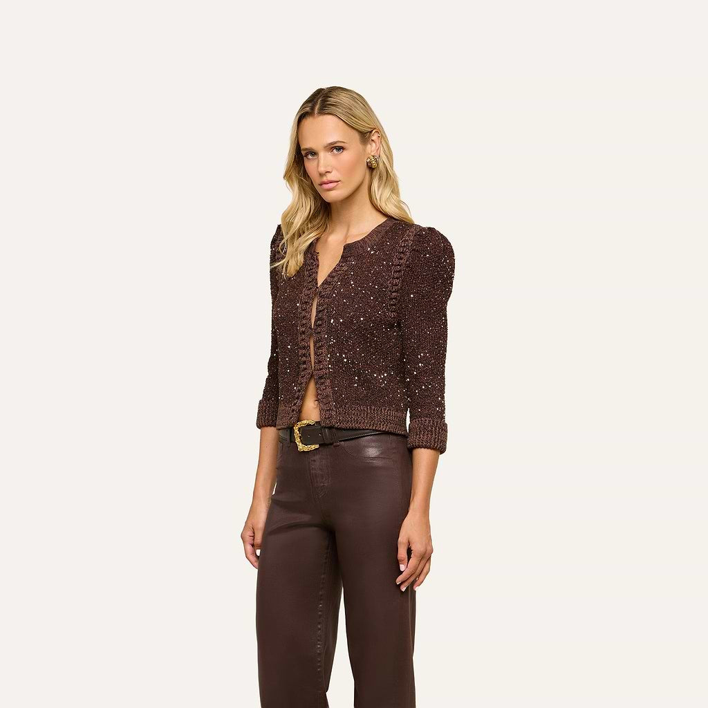 L'Agence Thistle Sequined Cardigan 80279CLO2