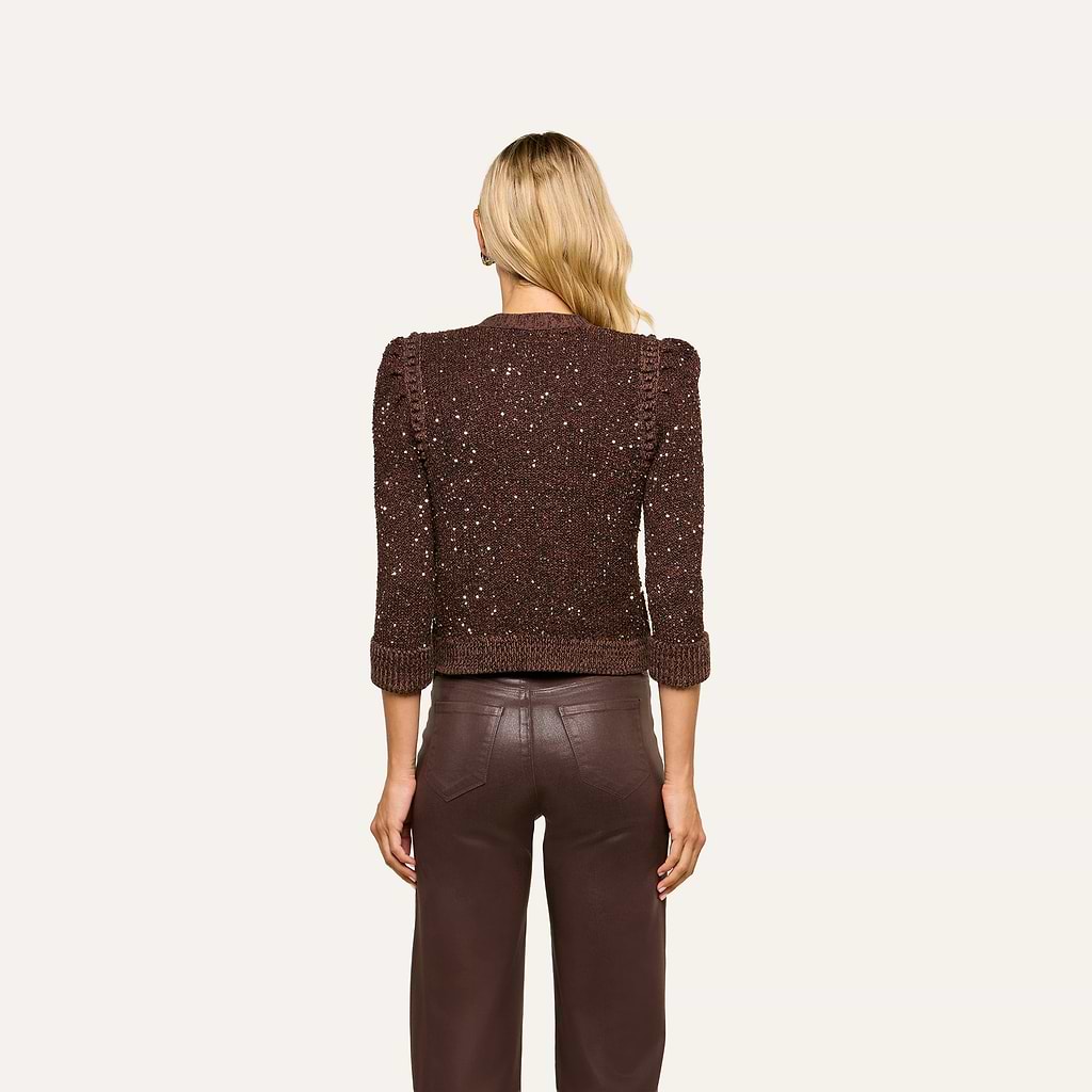 L'Agence Thistle Sequined Cardigan 80279CLO2