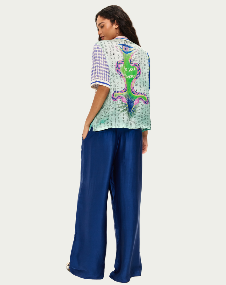 Me369 Aya Knit Collar Shirt 31462