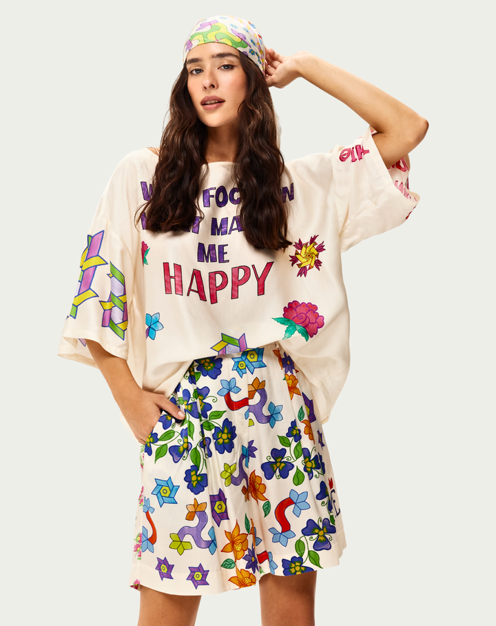 Me369 Dina Pleated Shorts 15007