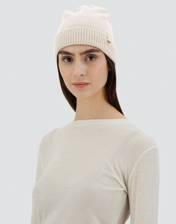 Herno Knitted Hat BER00004D in Blue or Beige