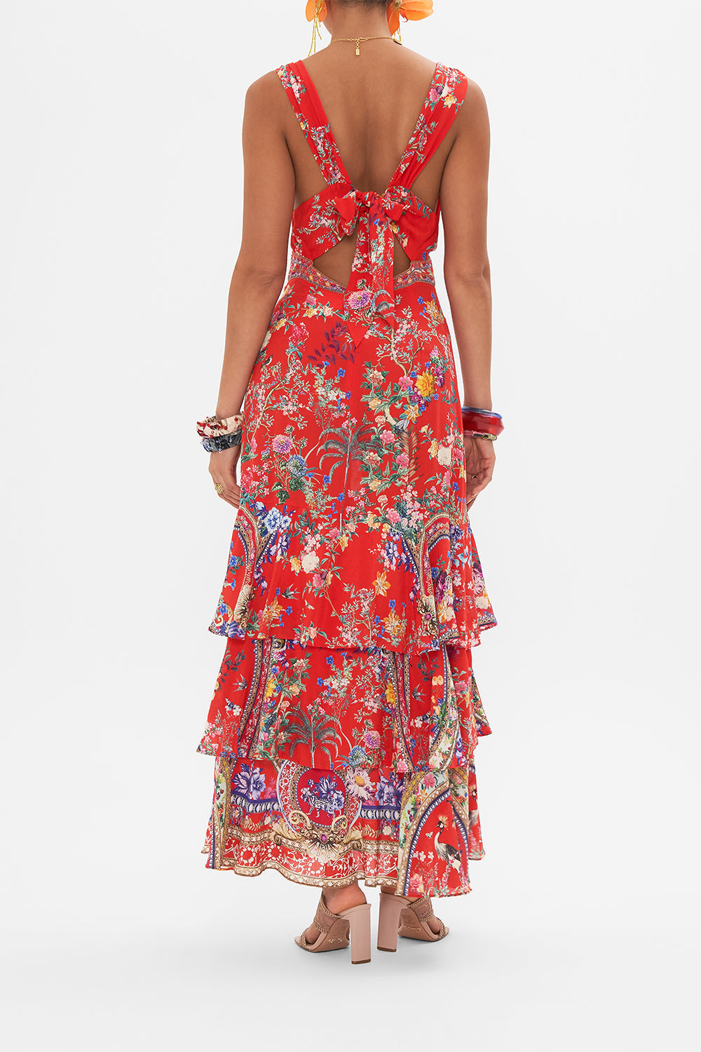 Camilla Tiered Ruffle Hem Dress 26928