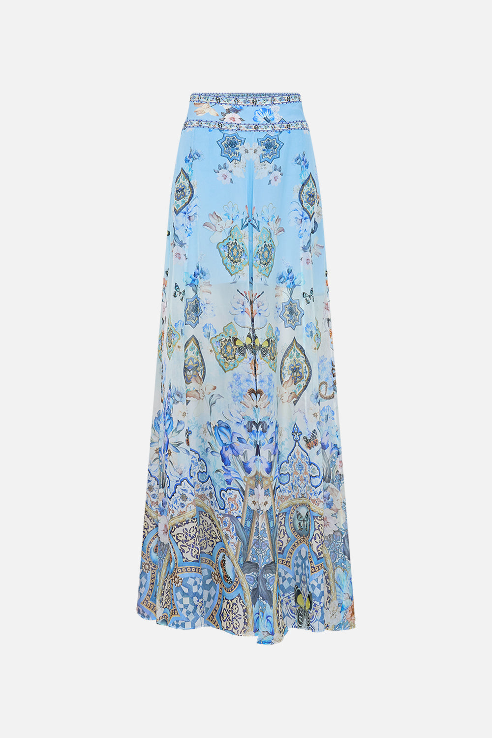 Camilla Sheer Wide Leg Pant in Al Manial Palace Memoirs