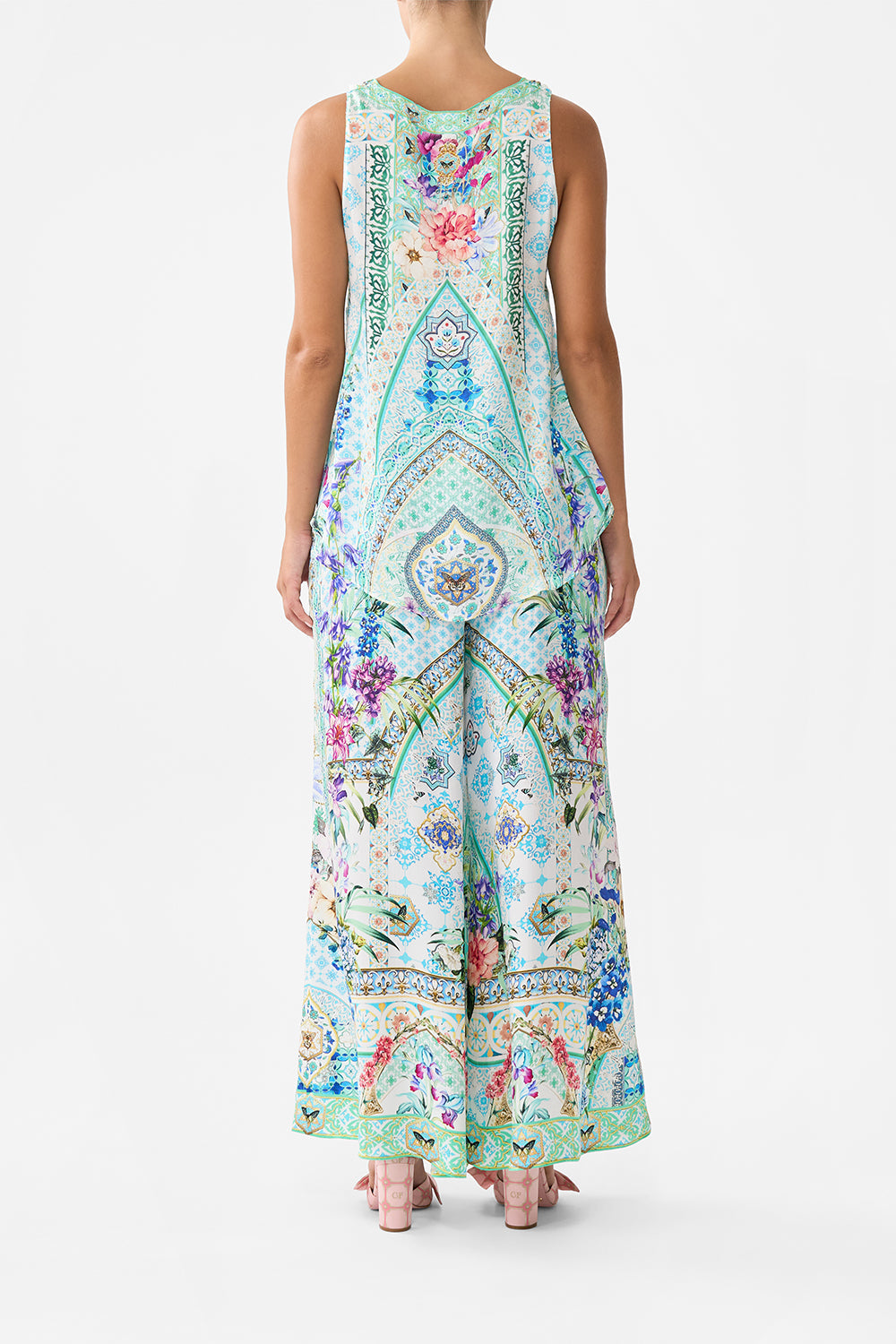 Camilla Tank Top with Strap Bead Detail 33365