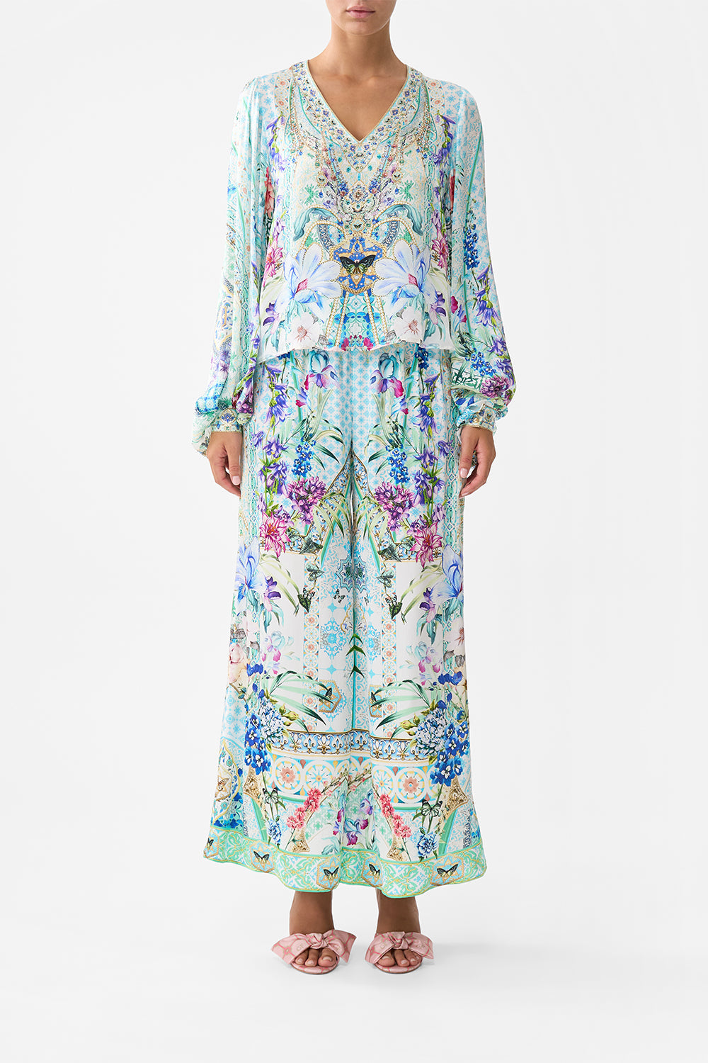 Camilla V-Neck Blouse 33957