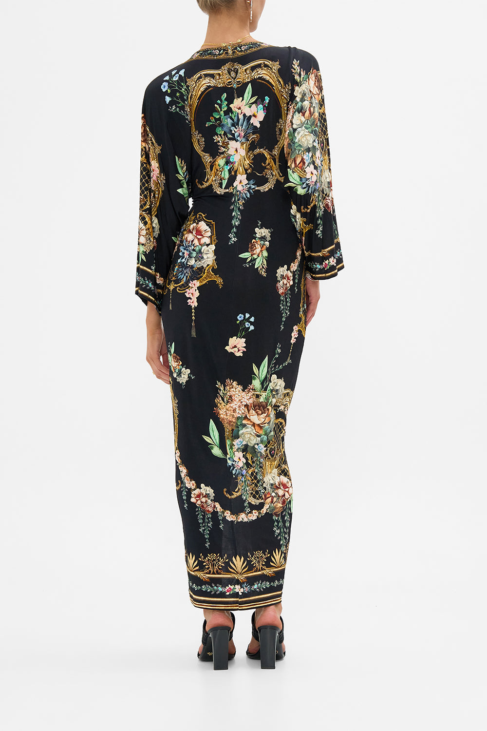Camilla Long Split Front Twist Dress 34827