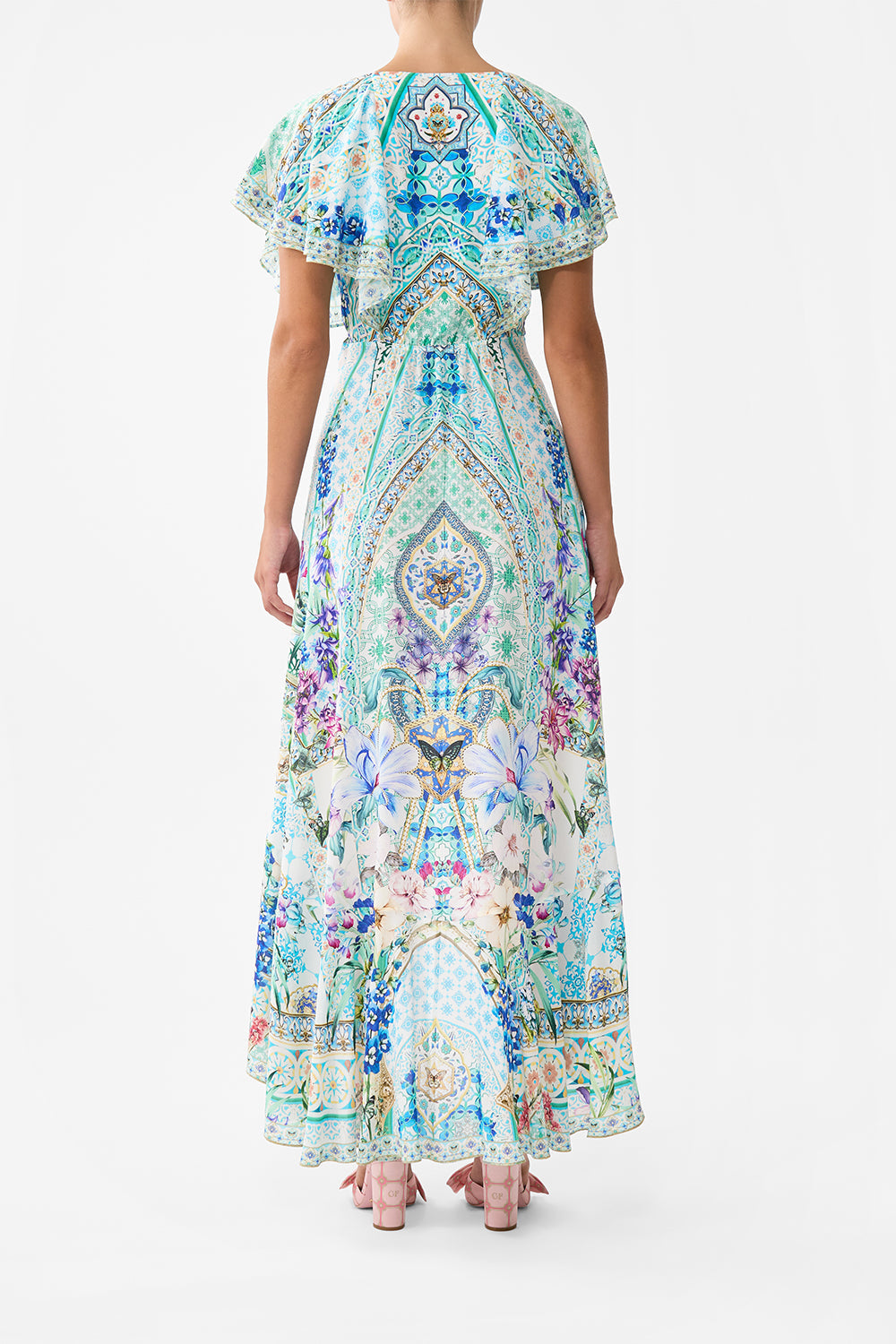 Camilla Frill Sleeve Long Dress 36045