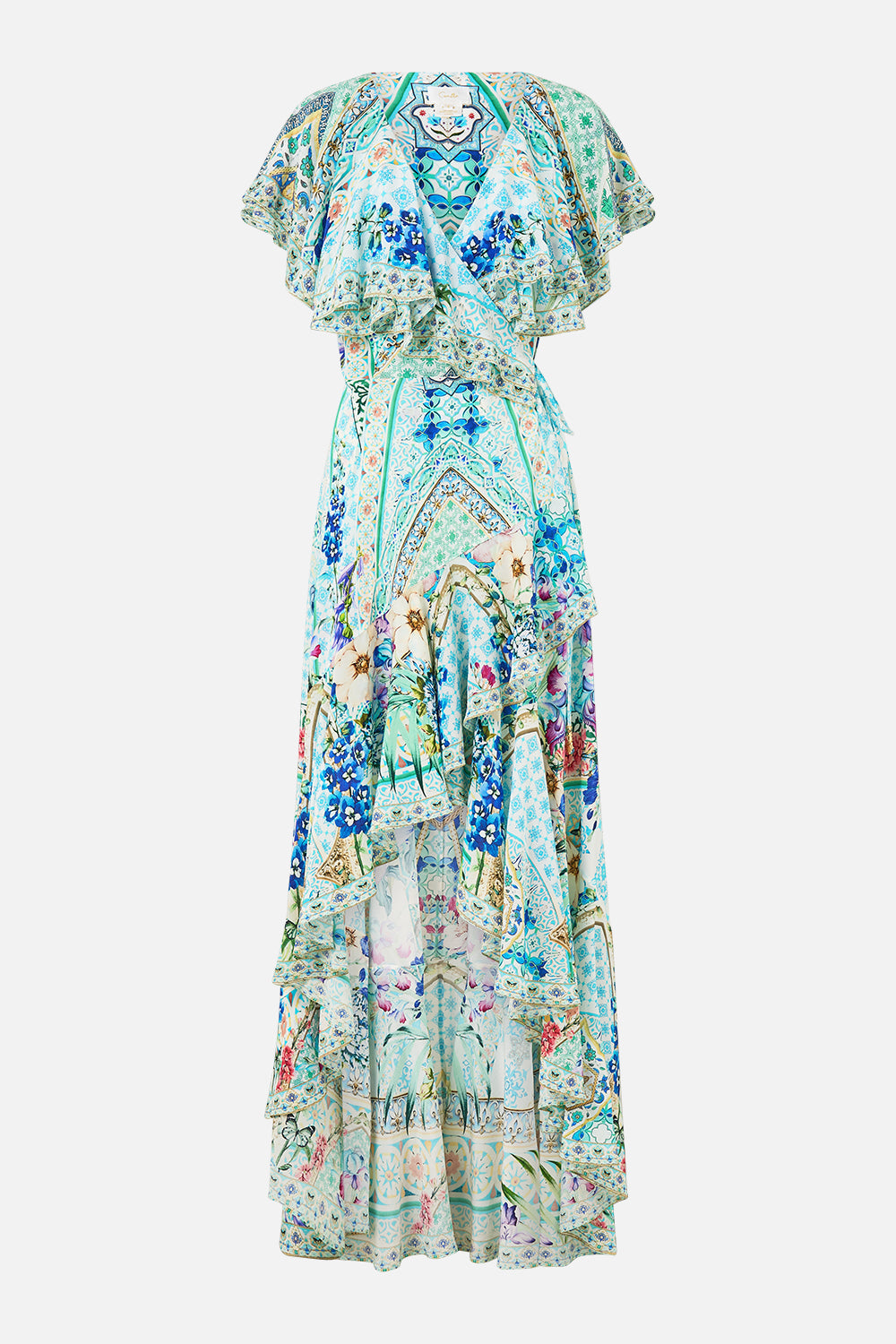 Camilla Frill Sleeve Long Dress 36045