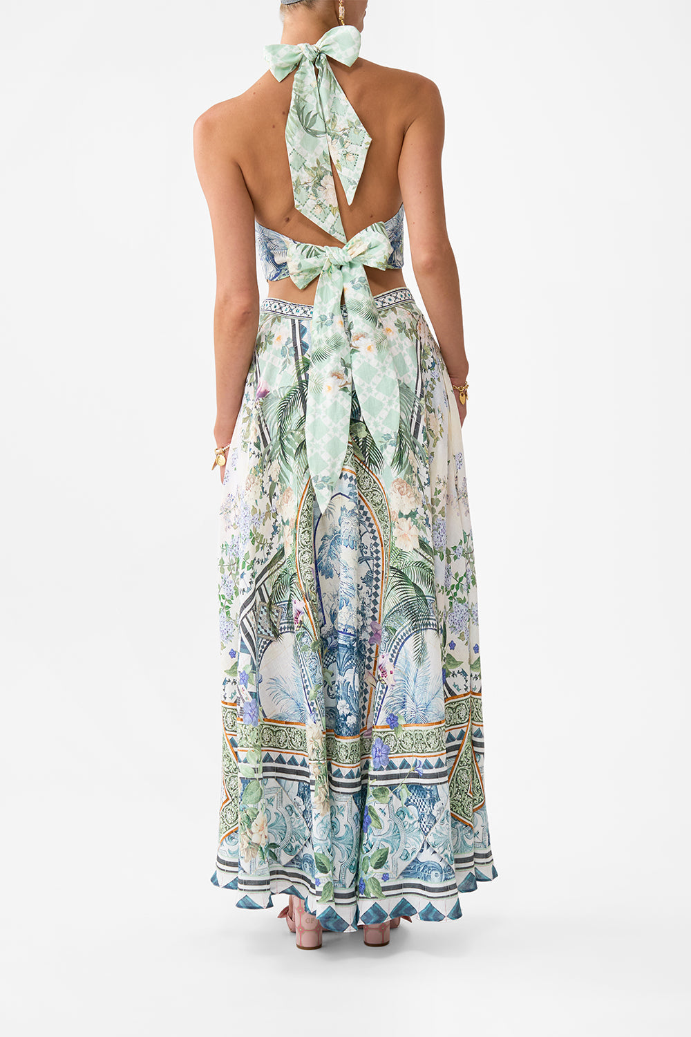 Camilla Halter Tie Back Top 36093