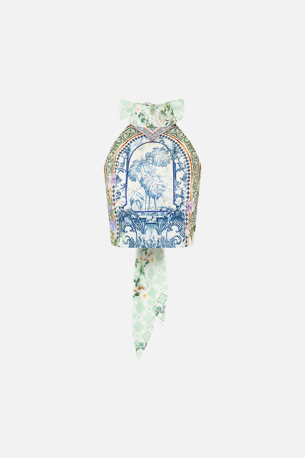 Camilla Halter Tie Back Top 36093