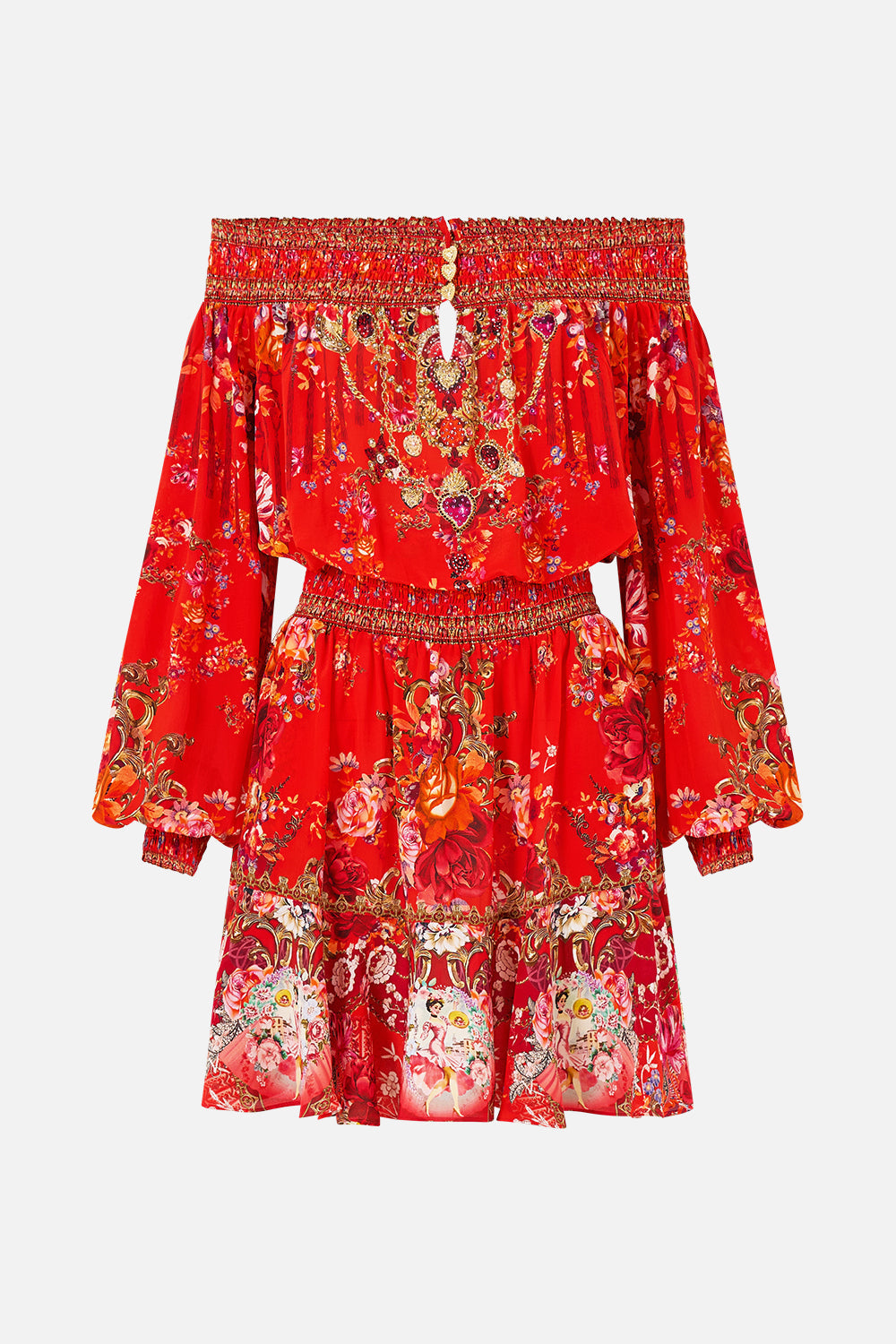 Camilla Off Shoulder Short Dress 00040413