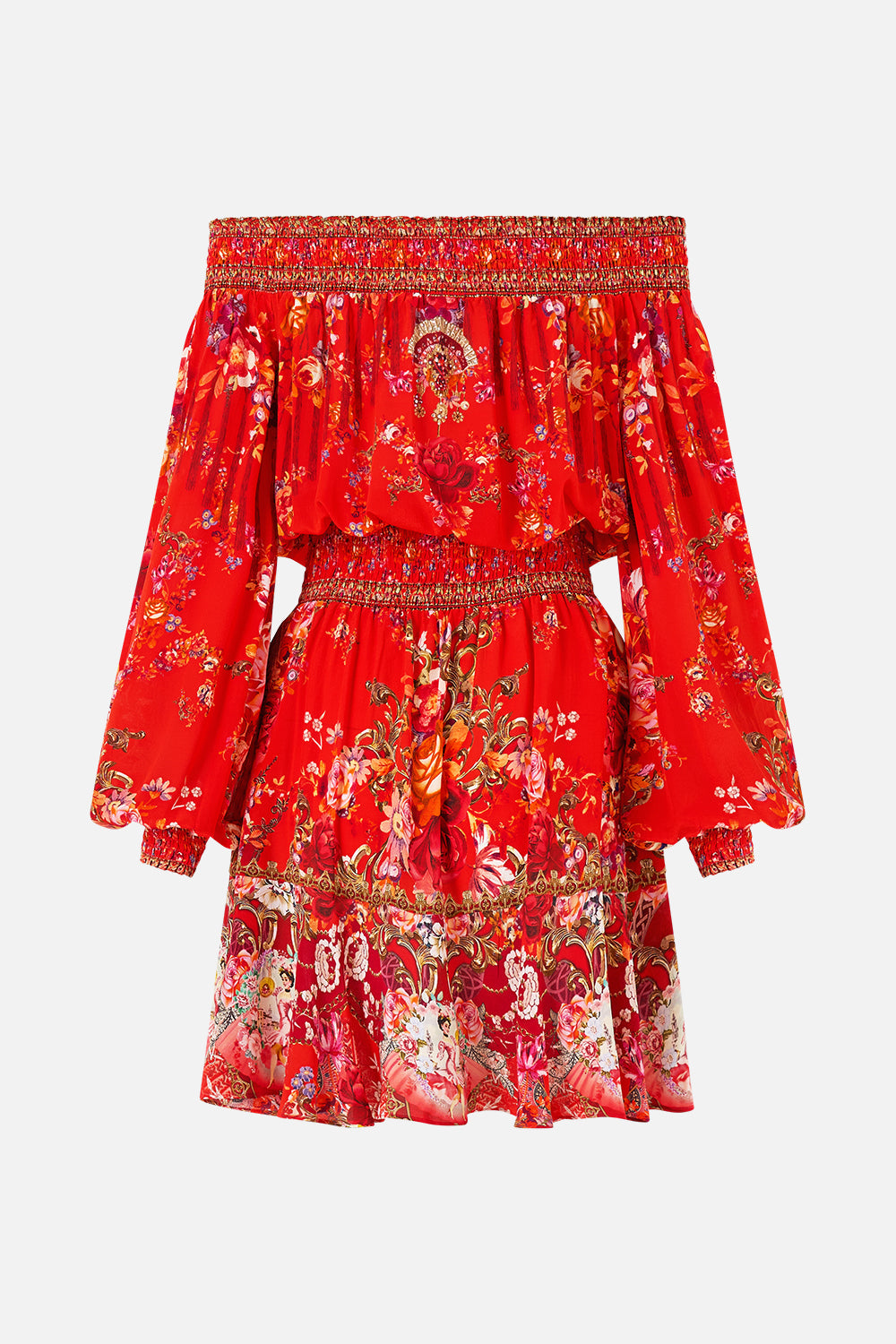 Camilla Off Shoulder Short Dress 00040413