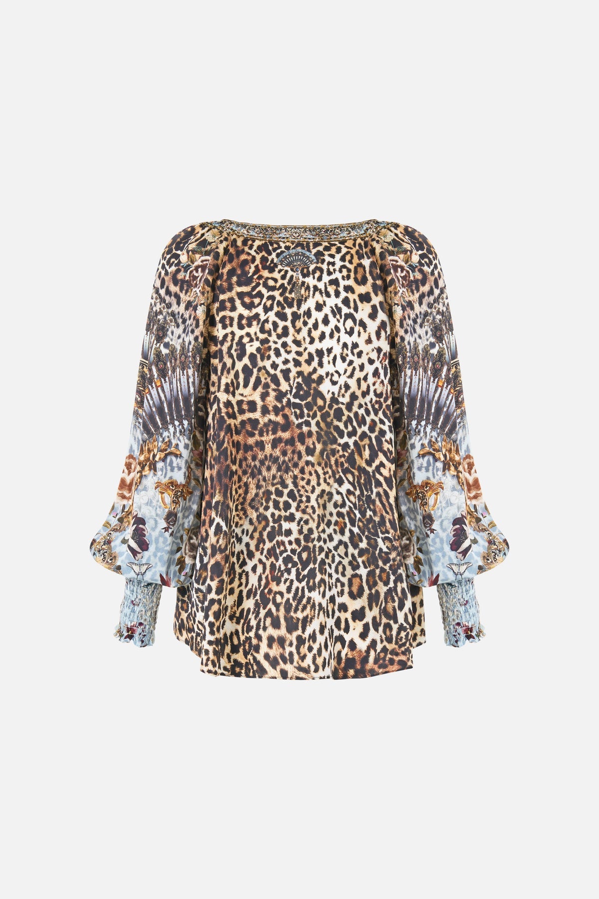 Camilla Shirred Cuff Blouse 41310