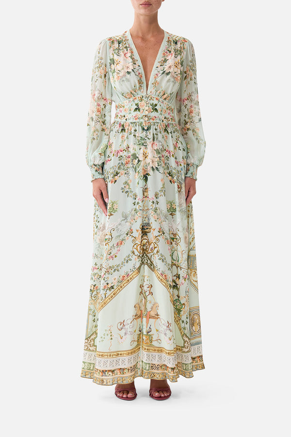 Camilla Button Dress With Shaped Waistband 00042734