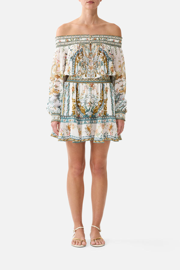 Camilla Off Shoulder Short Dress 00043813