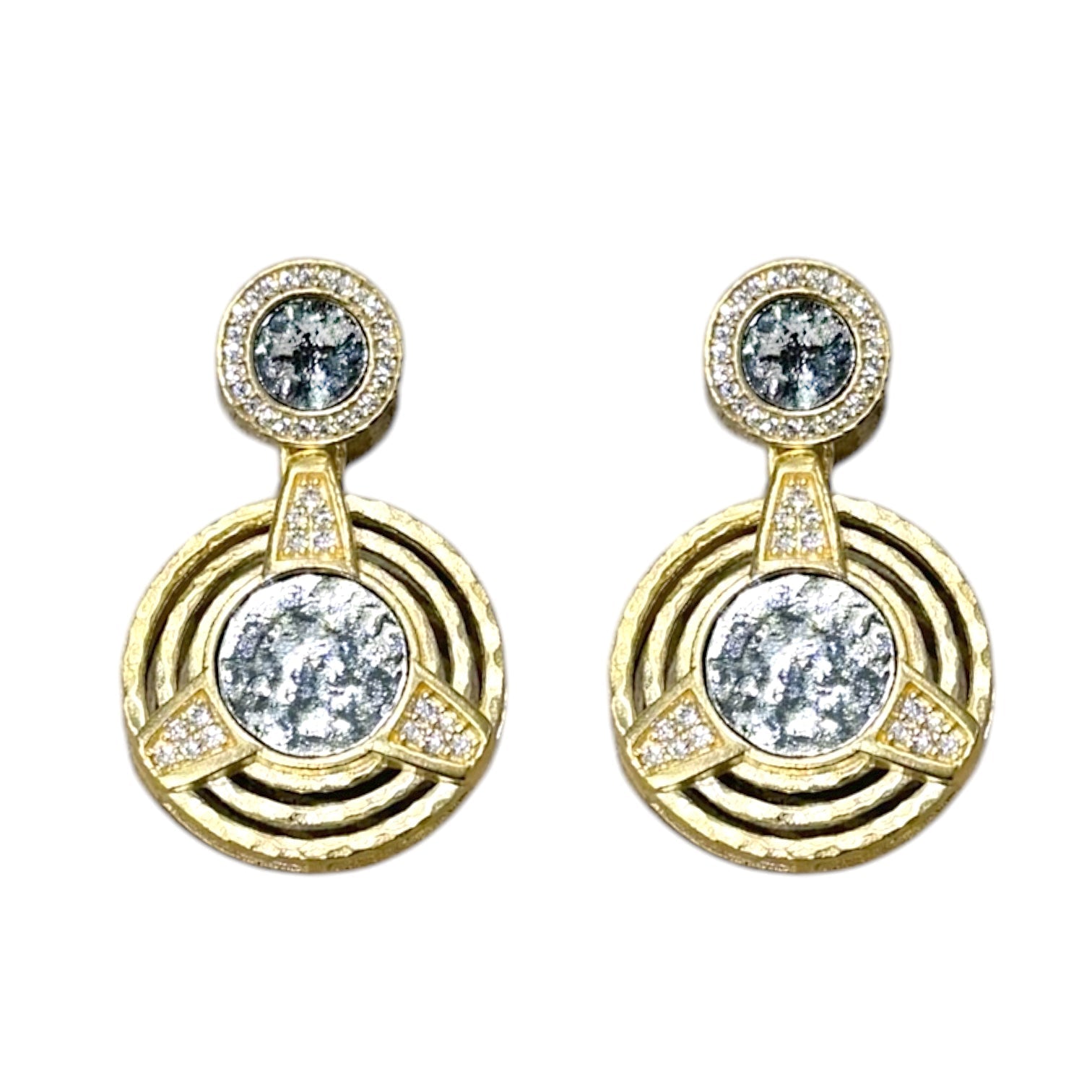 Tat2 Moro Double Coin Earrings E315