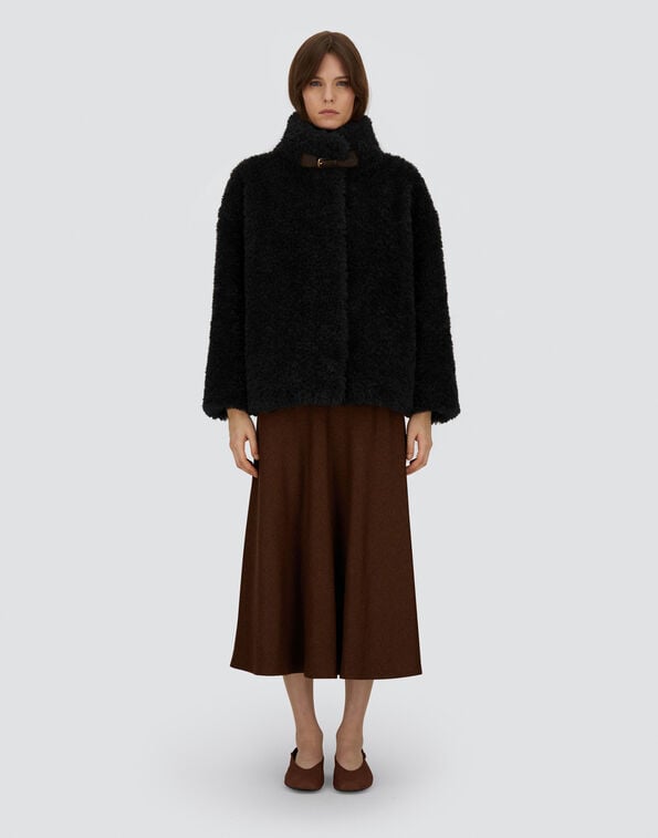 Herno GI000331D Faux Fur Short Coat