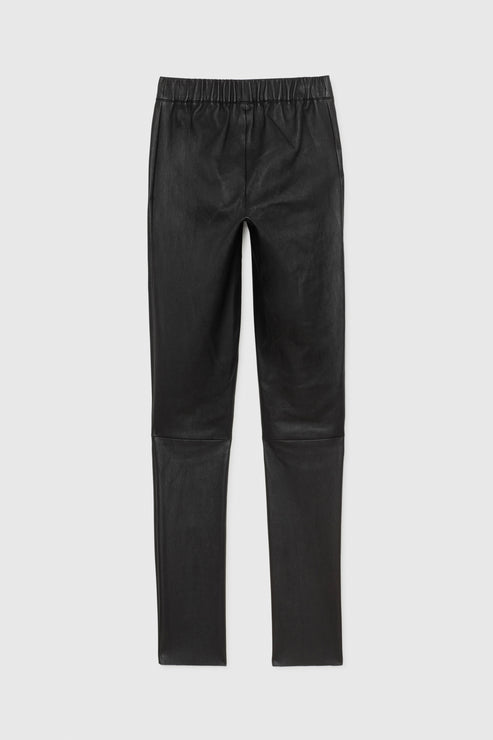 Max & Moi Perlegging Leather Trousers