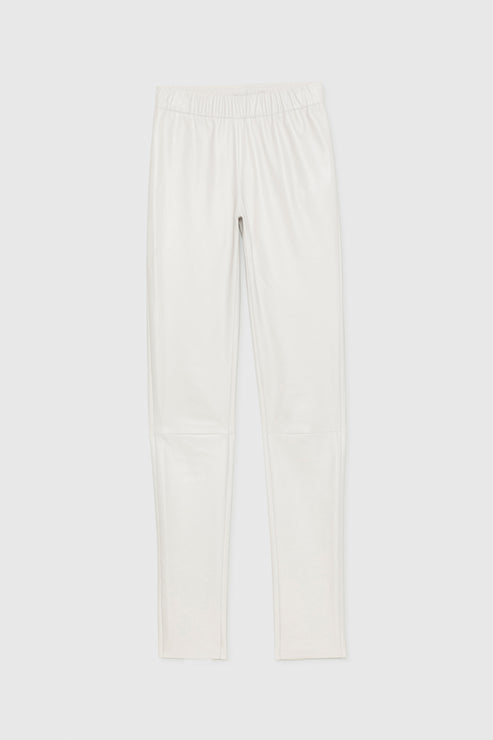 Max & Moi Perlegging Leather Trousers