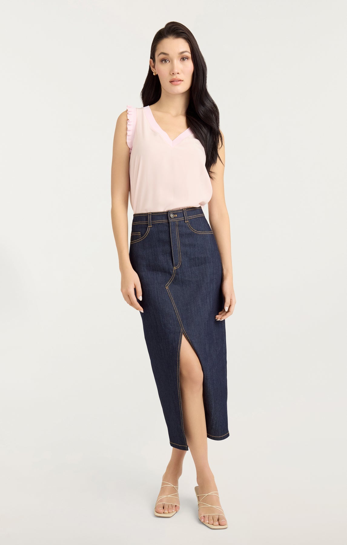 Cinq a Sept V Neck Lenore Top