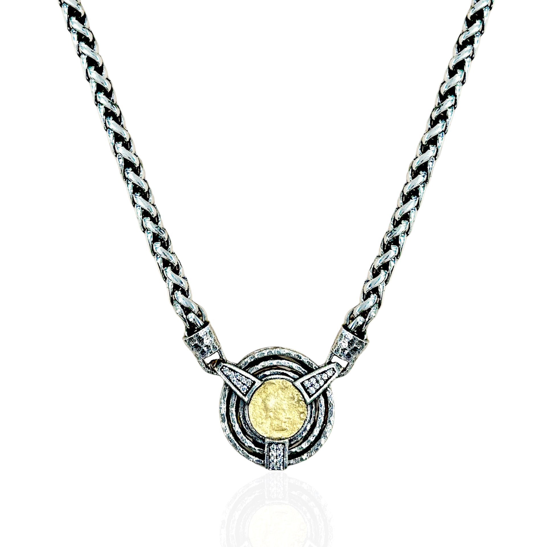 Tat2 Moro Coin Necklace N788