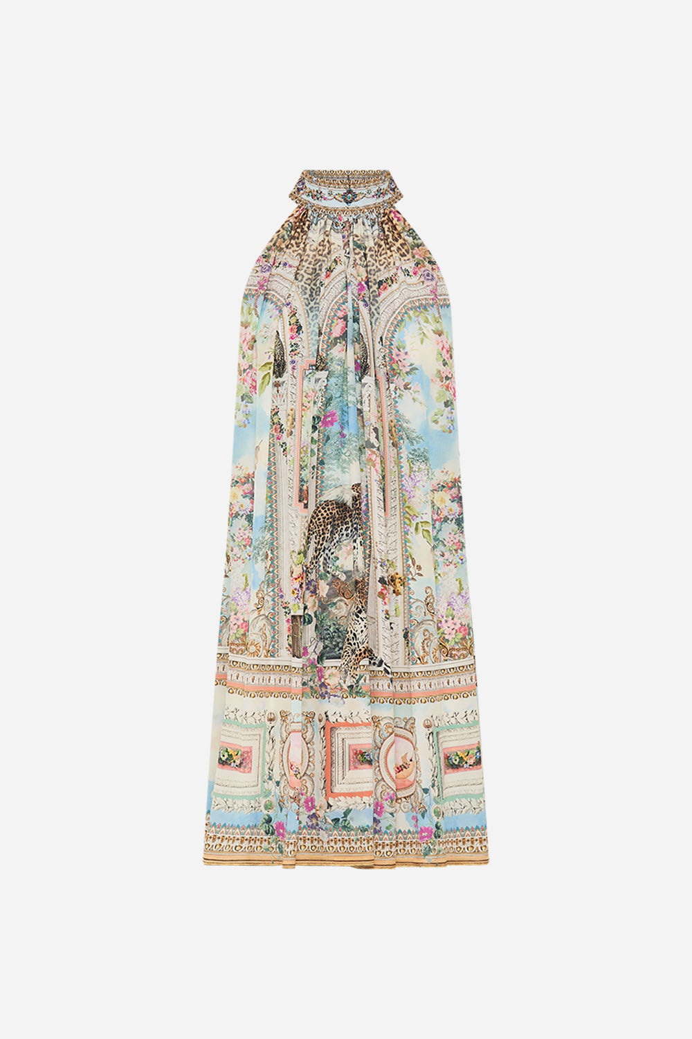 Camilla Tie Neck Mini Dress 31115