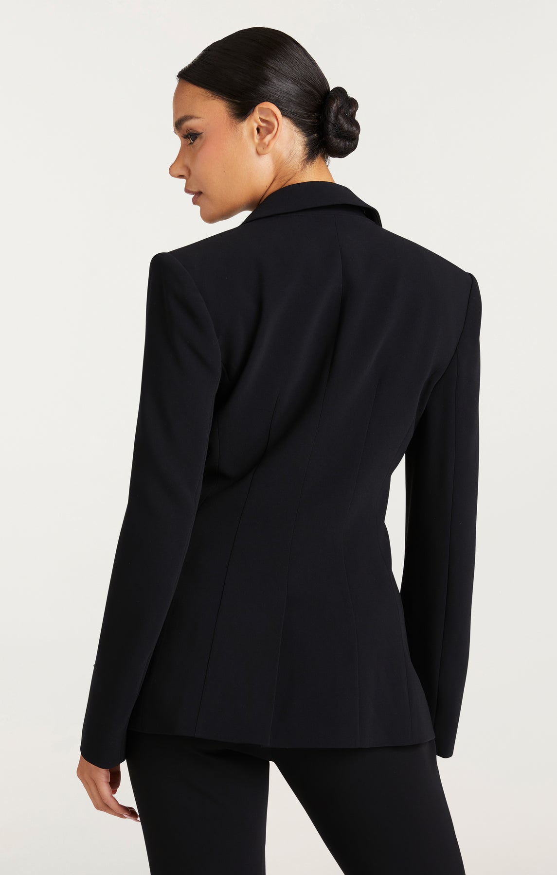 Cinq a Sept Rhinestone Pin Blazer ZJ7511319Z in Black