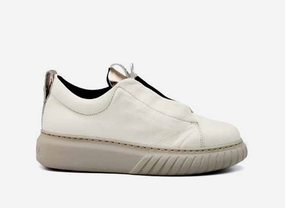 Andia Fora Libi 20 Maxy Ivory Trainer in White