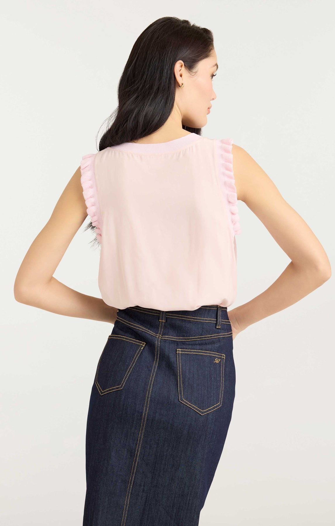 Cinq a Sept V Neck Lenore Top