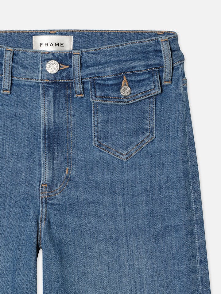 Frame Patch Pocket Slim Palazzo WE24DPA013