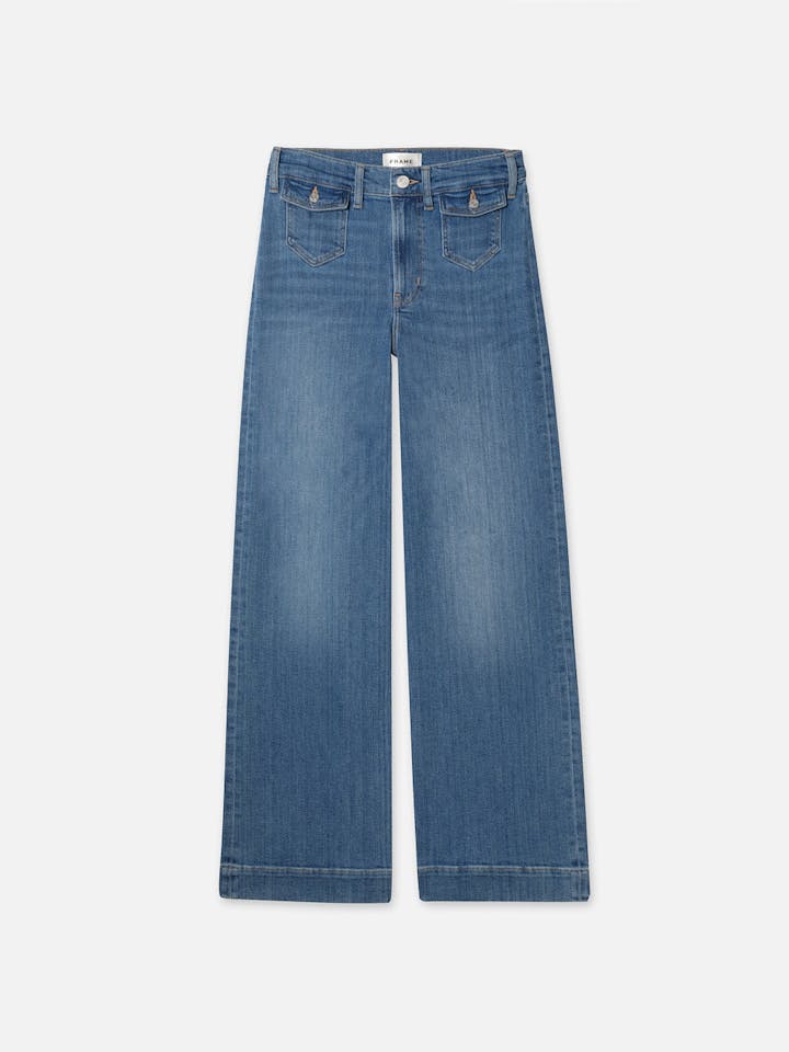 Frame Patch Pocket Slim Palazzo WE24DPA013