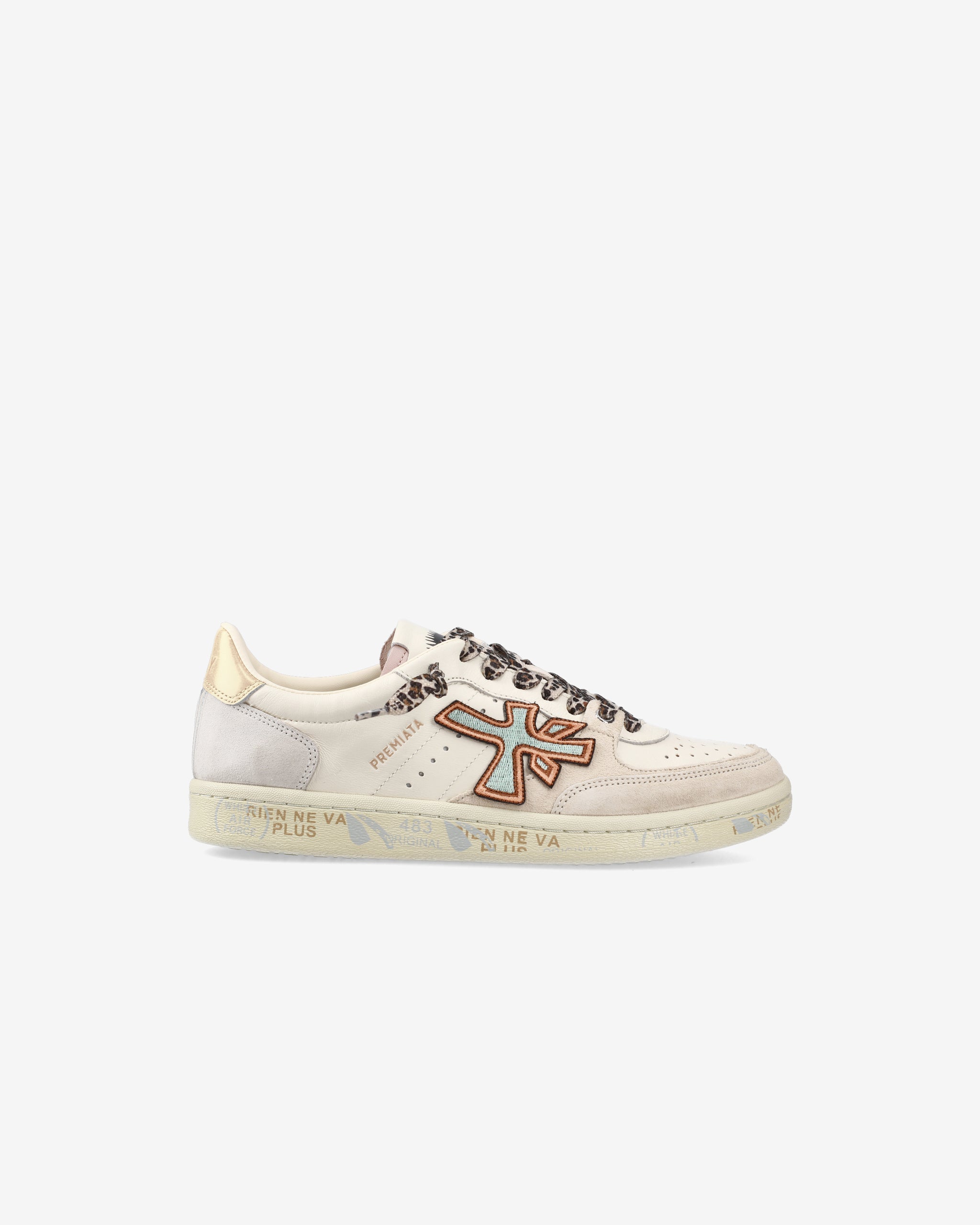 Premiata Trainers Basket 7317 in Cream