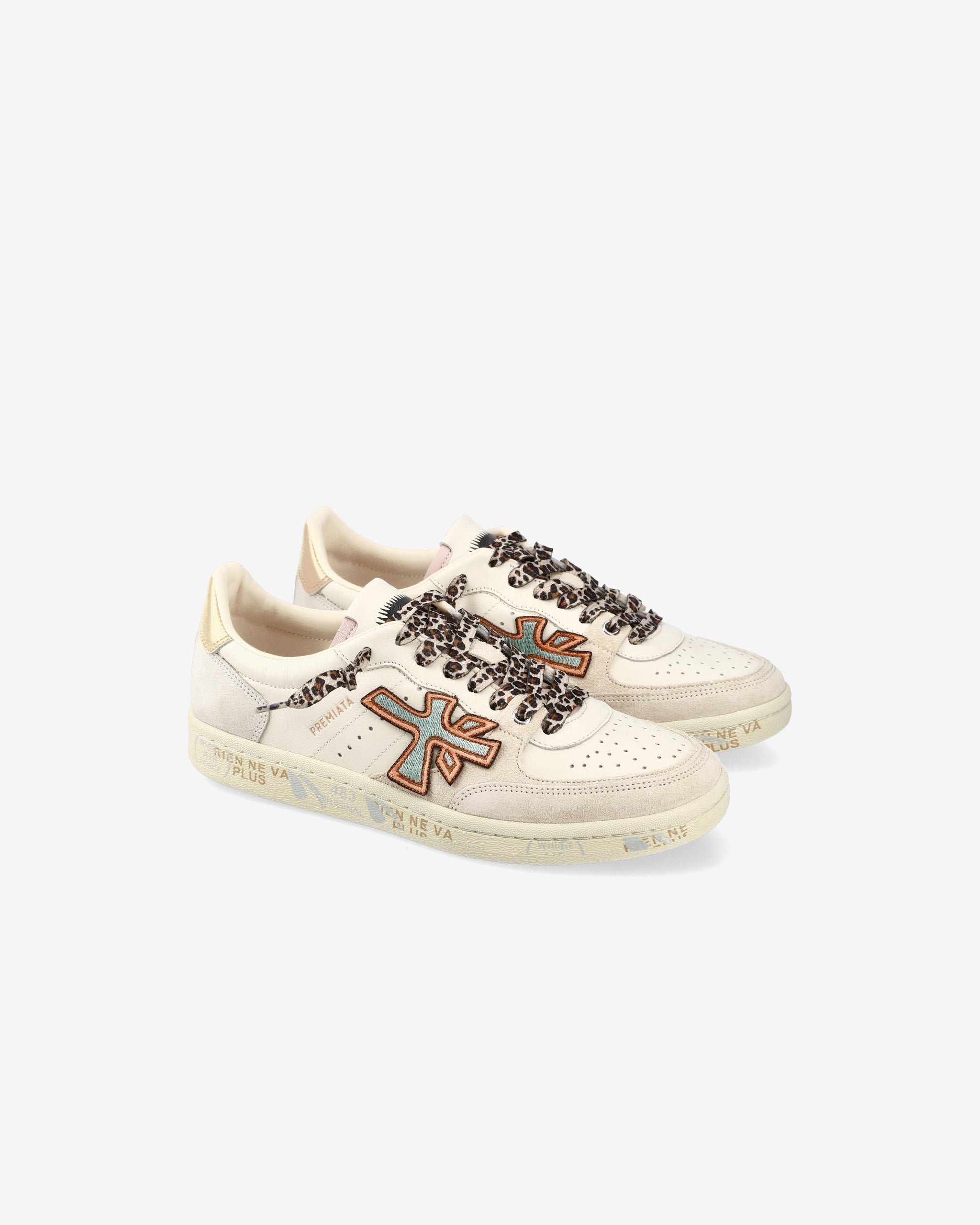 Premiata Trainers Basket 7317 in Cream