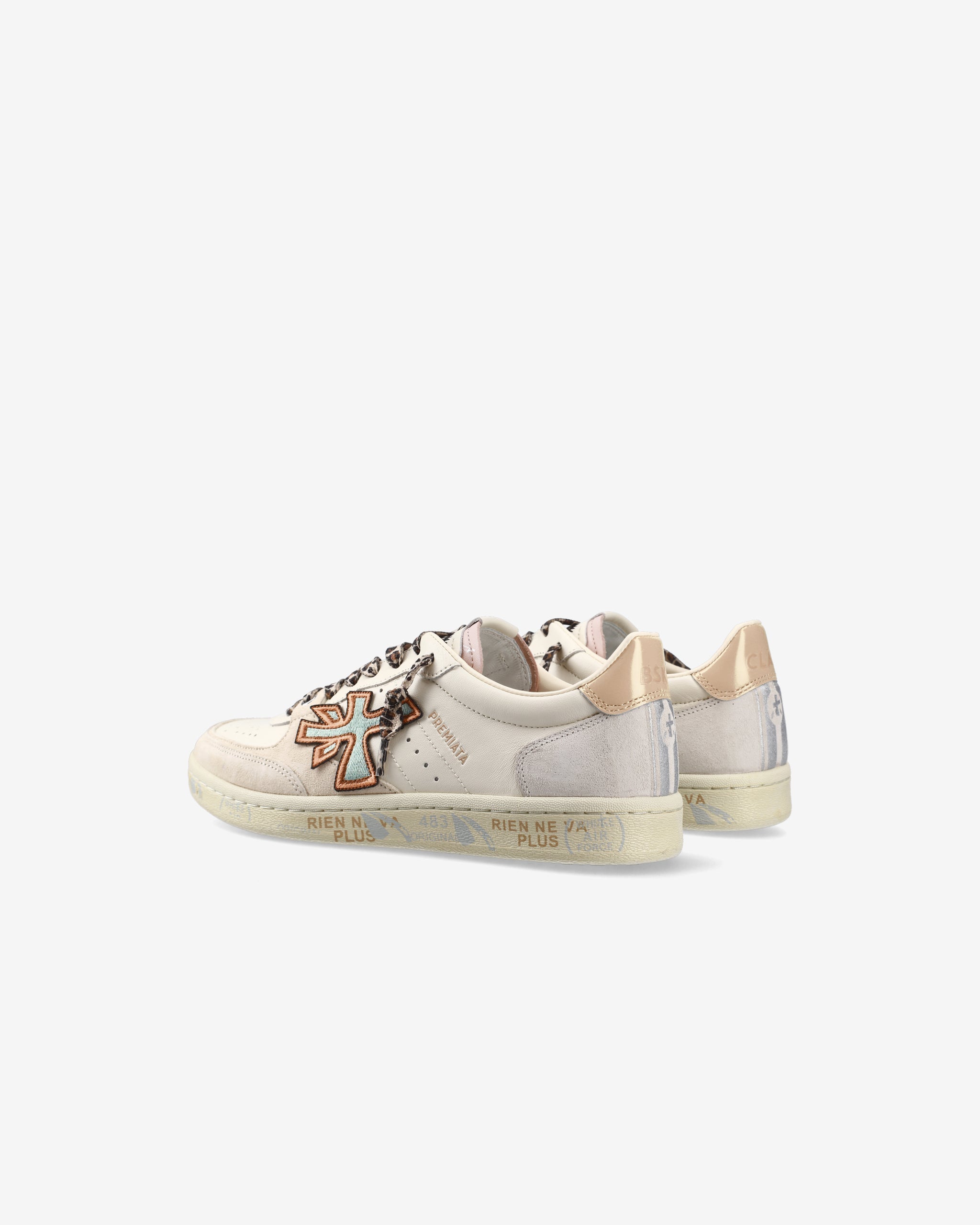 Premiata Trainers Basket 7317 in Cream