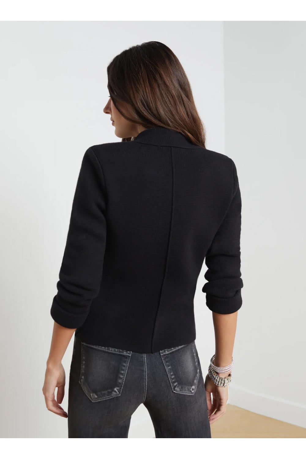 L'Agence Sofia Knit Blazer 8891FBA