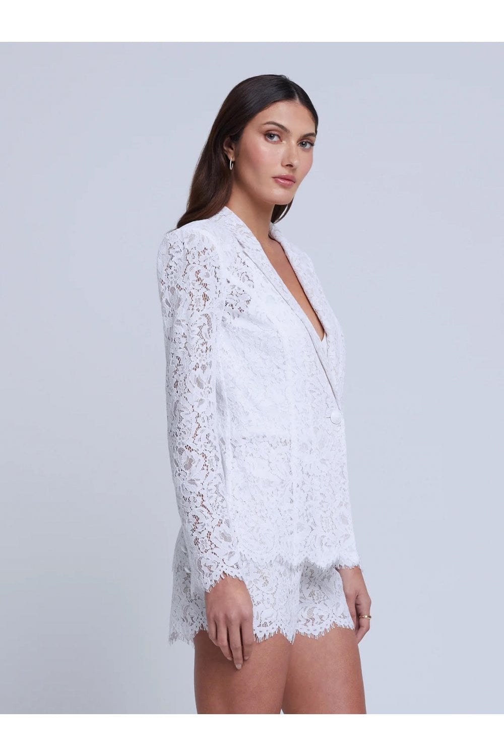 L'Agence Clementine Lace Blazer 1708HCL