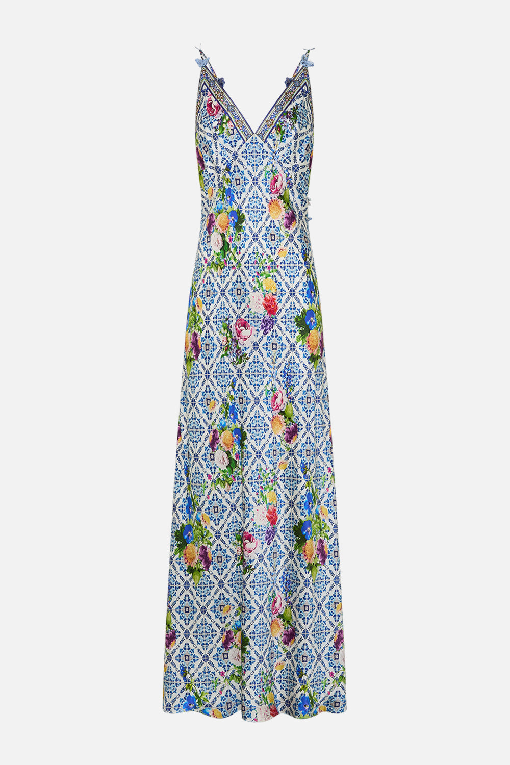 Camilla Bias Cut Slip Dress 00033118 in Wall to Wall Wonders
