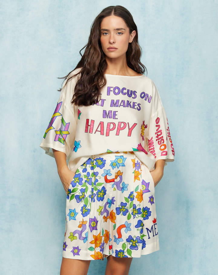 Me369 Dina Pleated Shorts 15007