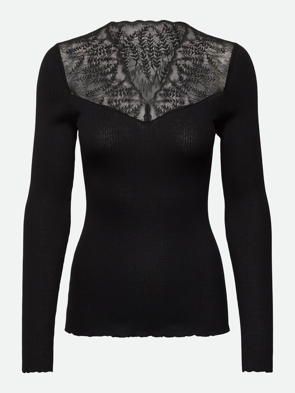 Rosemunde Beatha V-neck Half  Lace T-shirt 101973