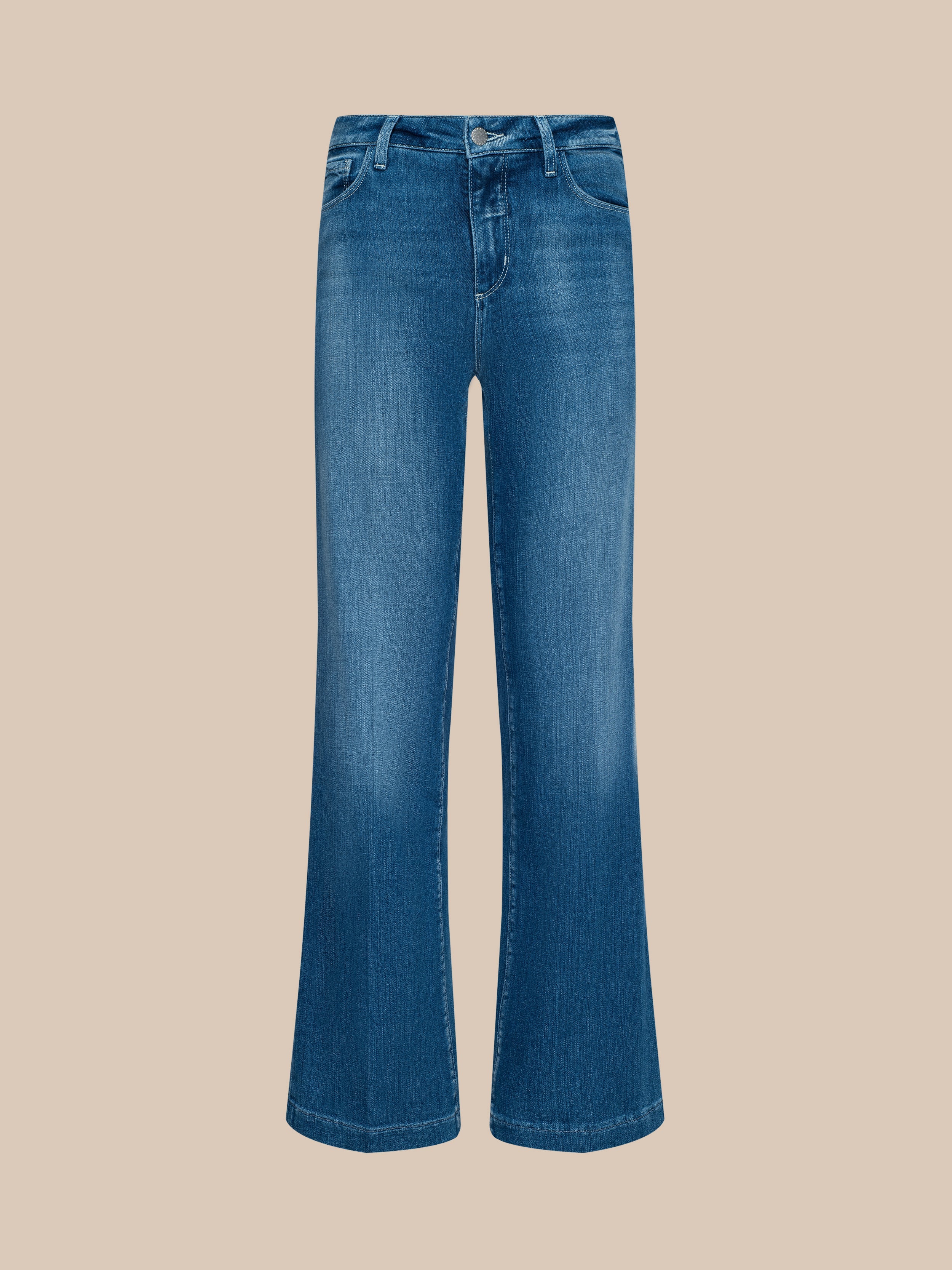 L'Agence Scottie Wide Leg Jean in Sullivan