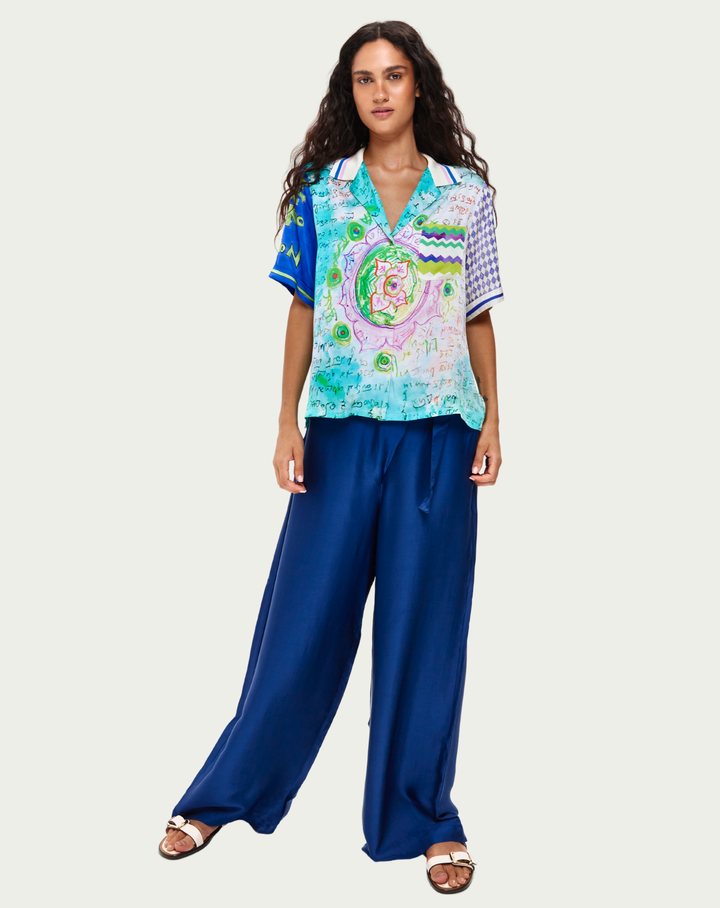 Me369 Aya Knit Collar Shirt 31462