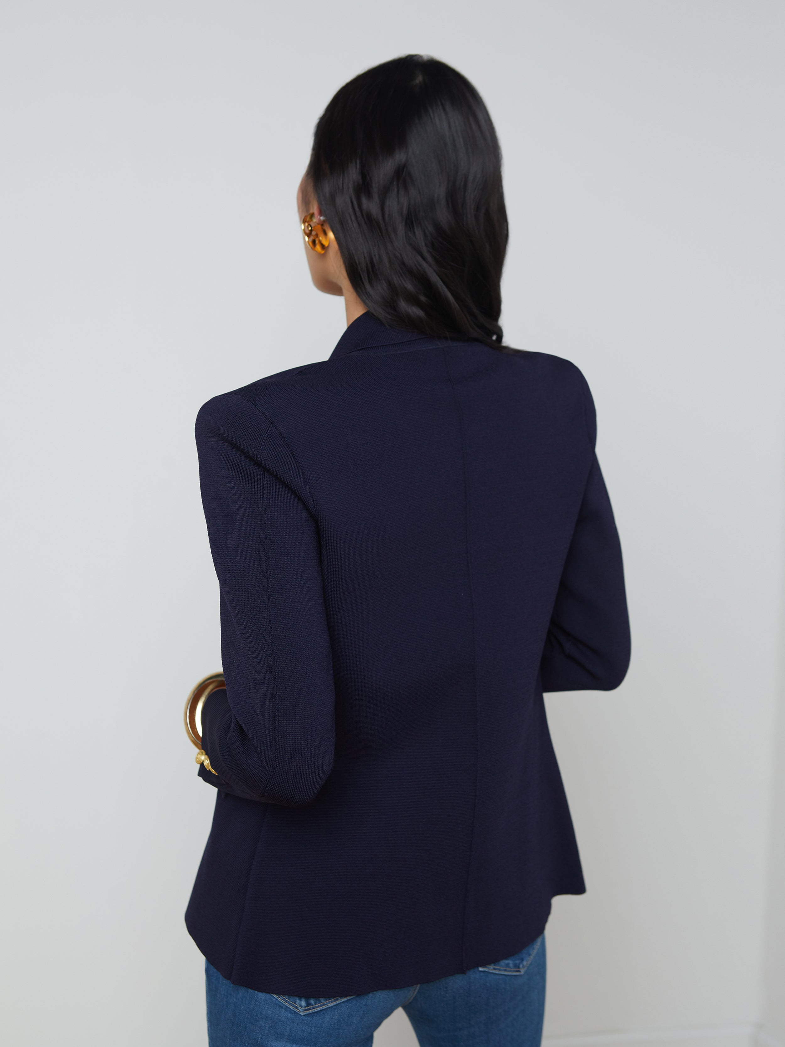 L'Agence Chamberlain Knit Blazer